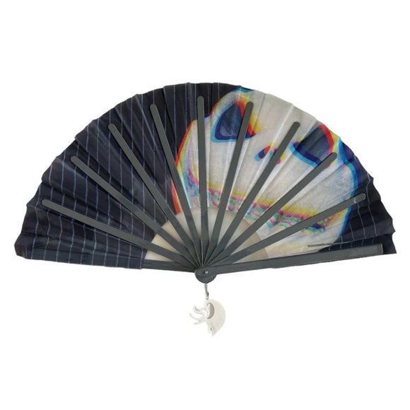 Disney Parks Jack Skellington Fan Disneyland Jumbo 25" Hand Held Nightmare Zero - Picture 2 of 8